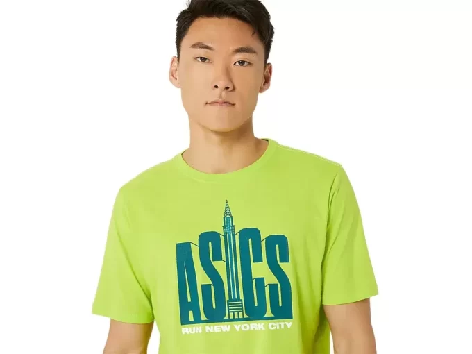 Camiseta unissex ASICS RUN NYC RUN CLUB CREEE
