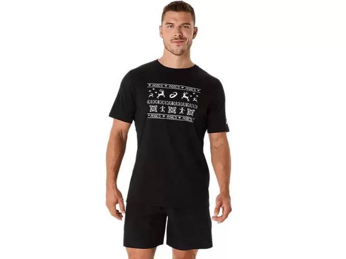 Camiseta unissex de manga curta ASICS HOLIDAY Camiseta unissex de manga curta ASICS HOLIDAY