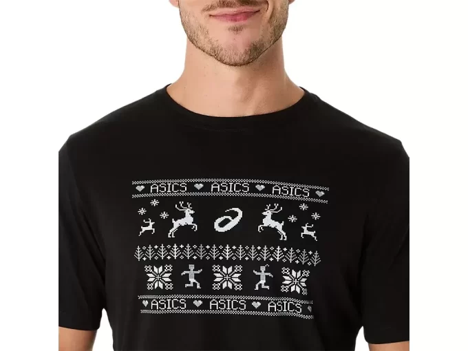 Camiseta unissex de manga curta ASICS HOLIDAY Camiseta unissex de manga curta ASICS HOLIDAY