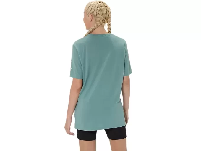 Camiseta unissex de manga curta ASICS PALM IN THE SUN Camiseta unissex de manga curta ASICS PALM IN THE SUN