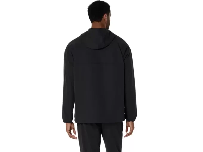 Jaqueta de tecido duplo com modelagem relaxada Jaqueta de tecido duplo com modelagem relaxada