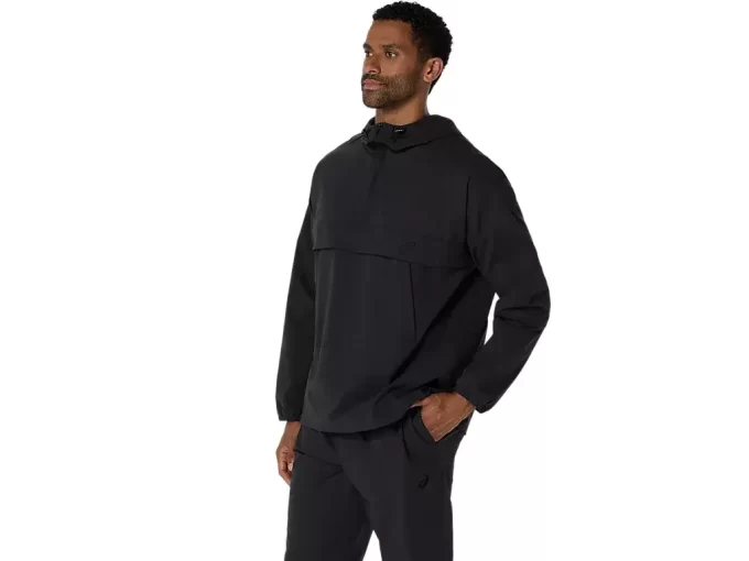 Jaqueta de tecido duplo com modelagem relaxada Jaqueta de tecido duplo com modelagem relaxada