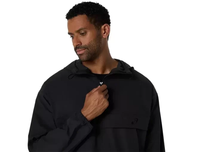 Jaqueta de tecido duplo com modelagem relaxada Jaqueta de tecido duplo com modelagem relaxada