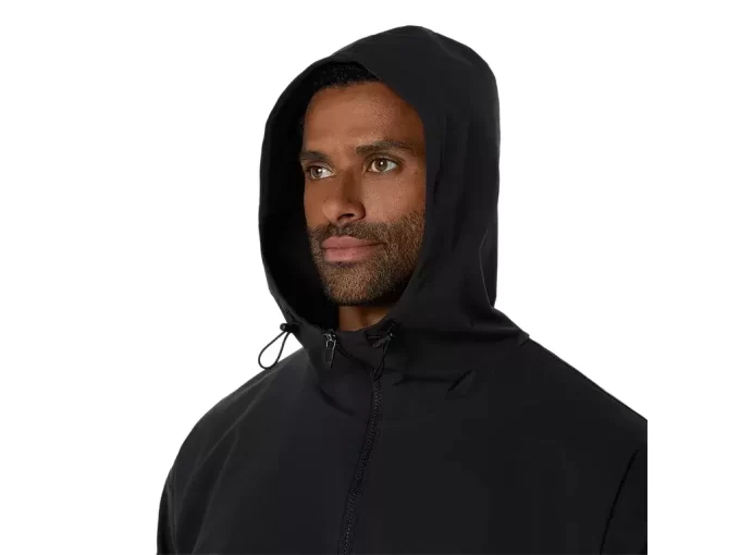 Jaqueta de tecido duplo com modelagem relaxada Jaqueta de tecido duplo com modelagem relaxada