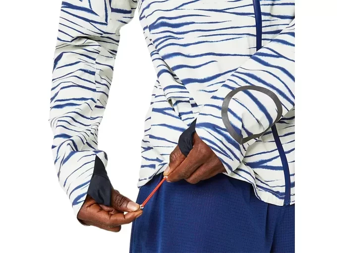 Jaqueta impermeável Metarun Shibori Jaqueta impermeável Metarun Shibori