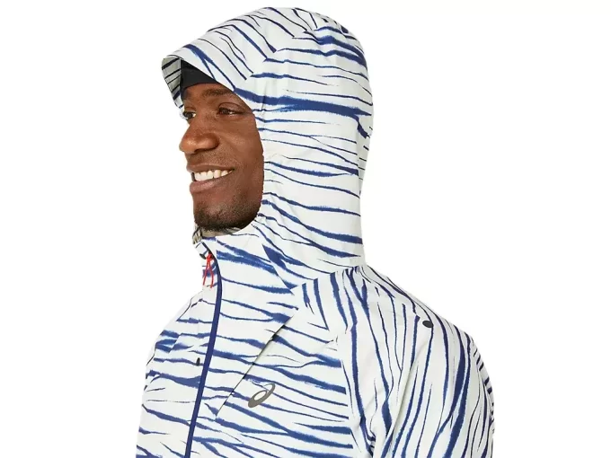 Jaqueta impermeável Metarun Shibori Jaqueta impermeável Metarun Shibori