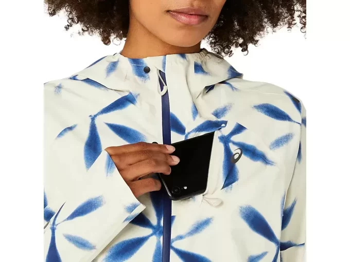 Jaqueta impermeável Metarun Shibori Jaqueta impermeável Metarun Shibori