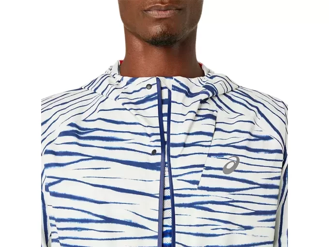 Jaqueta impermeável Metarun Shibori Jaqueta impermeável Metarun Shibori