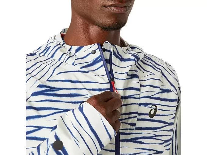 Jaqueta impermeável Metarun Shibori Jaqueta impermeável Metarun Shibori