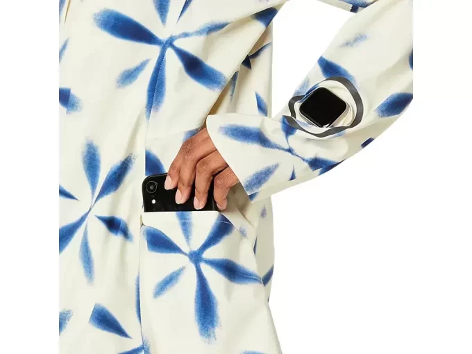 Jaqueta impermeável Metarun Shibori Jaqueta impermeável Metarun Shibori