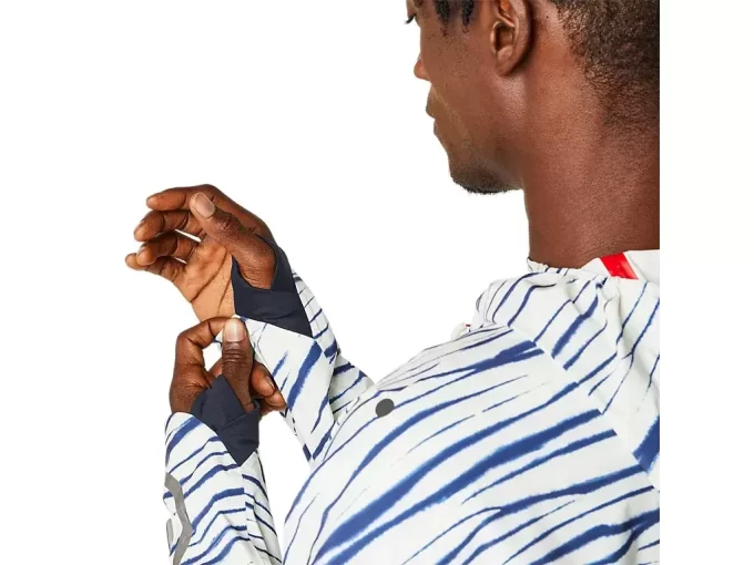 Jaqueta impermeável Metarun Shibori Jaqueta impermeável Metarun Shibori