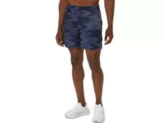 Shorts de 7 polegadas com estampa sazonal por toda a peça