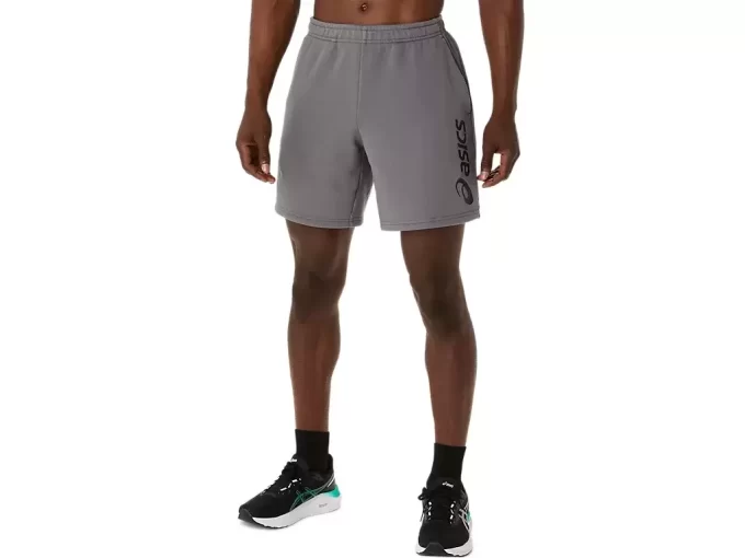 Shorts de moletom com logo da ASICS