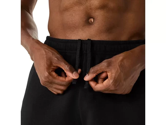 Shorts de moletom com logo da ASICS Shorts de moletom com logo da ASICS