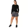 Shorts femininos de fleece Asics Sunday Sana Shorts femininos de fleece Asics Sunday Sana
