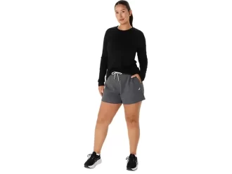 Shorts femininos de fleece Asics Sunday Sana Shorts femininos de fleece Asics Sunday Sana