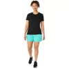 Shorts femininos de fleece Asics Sunday Sana Shorts femininos de fleece Asics Sunday Sana