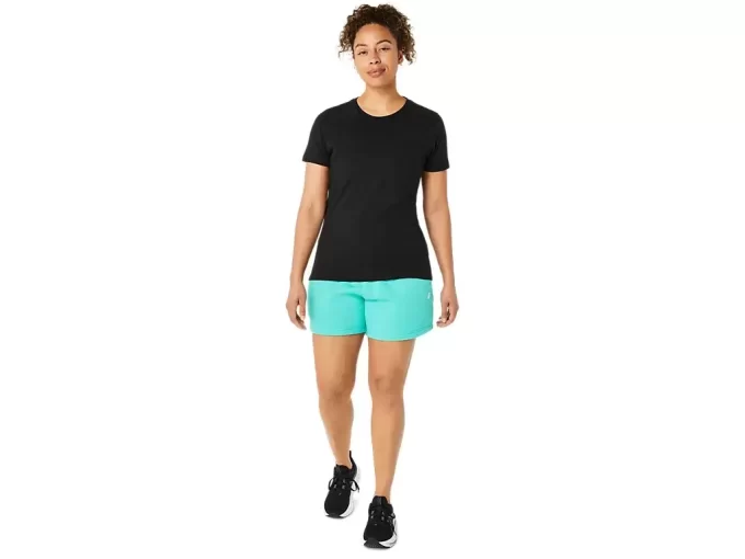 Shorts femininos de fleece Asics Sunday Sana Shorts femininos de fleece Asics Sunday Sana