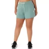 Shorts femininos de fleece Asics Sunday Sana Shorts femininos de fleece Asics Sunday Sana