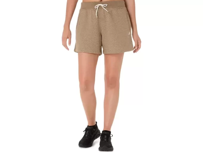 Shorts femininos de fleece Asics Sunday Sana Shorts femininos de fleece Asics Sunday Sana