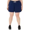 Shorts femininos de fleece Asics Sunday Sana Shorts femininos de fleece Asics Sunday Sana