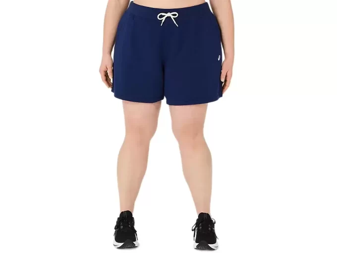 Shorts femininos de fleece Asics Sunday Sana Shorts femininos de fleece Asics Sunday Sana
