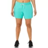 Shorts femininos de fleece Asics Sunday Sana Shorts femininos de fleece Asics Sunday Sana