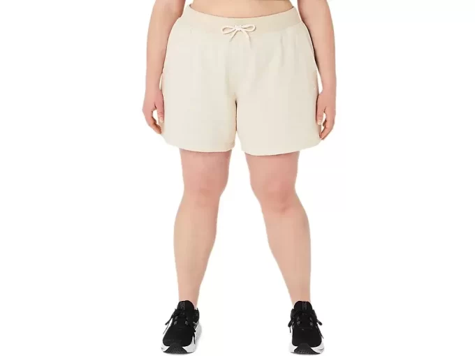 Shorts femininos de fleece Asics Sunday Sana Shorts femininos de fleece Asics Sunday Sana