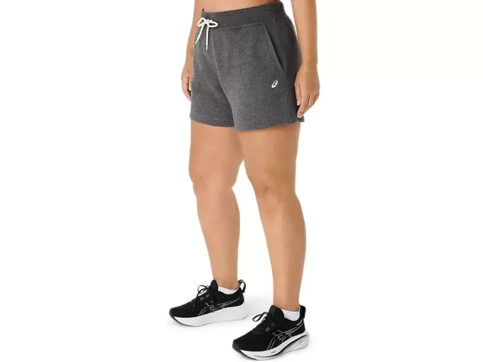 Shorts femininos de fleece Asics Sunday Sana Shorts femininos de fleece Asics Sunday Sana