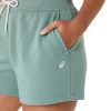 Shorts femininos de fleece Asics Sunday Sana Shorts femininos de fleece Asics Sunday Sana
