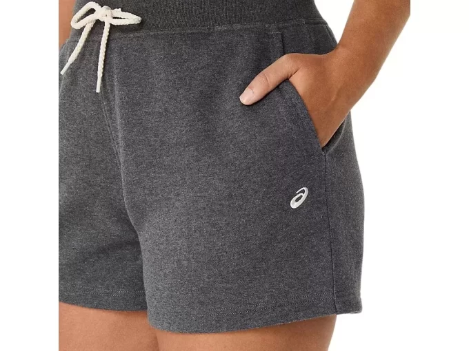 Shorts femininos de fleece Asics Sunday Sana Shorts femininos de fleece Asics Sunday Sana
