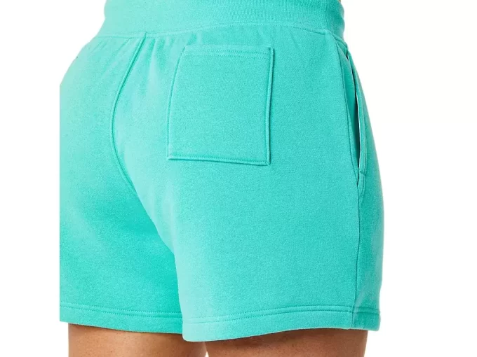 Shorts femininos de fleece Asics Sunday Sana Shorts femininos de fleece Asics Sunday Sana