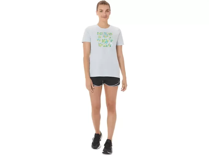 Tênis feminino ASICS Hibiscus Slogan Tênis feminino ASICS Hibiscus Slogan